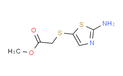CAS No. 1017047-89-0, Methyl 2-((2-aminothiazol-5-yl)thio)acetate