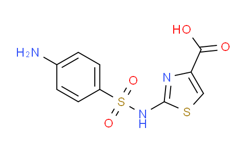 CAS No. 713081-49-3, 2-[[(4-Aminophenyl)sulfonyl]amino]-4-thiazolecarboxylic acid