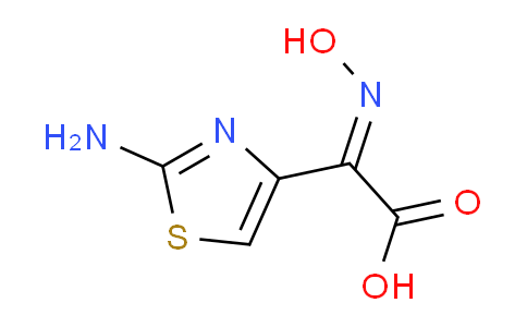 CAS No. 66340-43-0, (E)-2-(2-Aminothiazol-4-yl)-2-(hydroxyimino)acetic acid