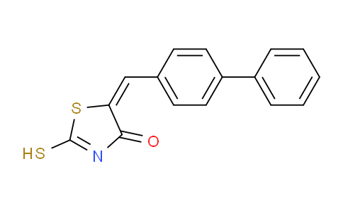 CAS No. 110932-40-6, (E)-5-([1,1'-Biphenyl]-4-ylmethylene)-2-mercaptothiazol-4(5H)-one