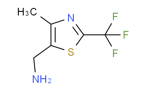 CAS No. 1233026-26-0, (4-Methyl-2-(trifluoromethyl)thiazol-5-yl)methanamine