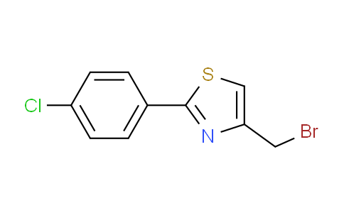 CAS No. 835346-86-6, 4-Bromomethyl-2-(4-chlorophenyl)thiazole
