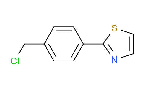 CAS No. 906352-61-2, 2-(4-(Chloromethyl)phenyl)thiazole