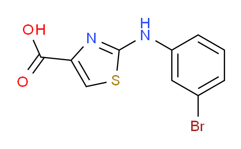 CAS No. 728864-99-1, 2-((3-Bromophenyl)amino)thiazole-4-carboxylic acid
