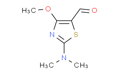 CAS No. 877977-15-6, 2-(dimethylamino)-4-methoxy-1,3-thiazole-5-carbaldehyde