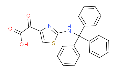 CAS No. 68363-44-0, 2-oxo-2-[2-(tritylamino)thiazol-4-yl]acetic acid