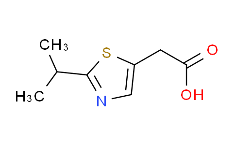 CAS No. 923145-07-7, 2-[2-(propan-2-yl)-1,3-thiazol-5-yl]acetic acid