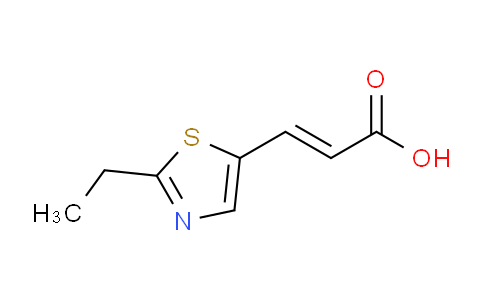 CAS No. 1563377-51-4, (2E)-3-(2-ethyl-1,3-thiazol-5-yl)prop-2-enoic acid