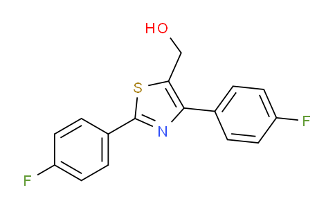 CAS No. 160728-07-4, (2,4-Bis(4-fluorophenyl)thiazol-5-yl)methanol