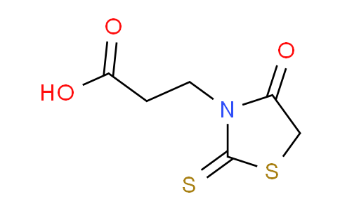CAS No. 7025-19-6, 3-(4-oxo-2-thioxo-1,3-thiazolidin-3-yl)propanoic acid