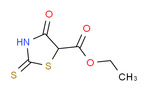 CAS No. 63910-18-9, ethyl 4-oxo-2-thioxothiazolidine-5-carboxylate