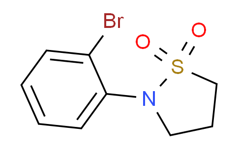 CAS No. 71703-14-5, 2-(2-Bromophenyl)isothiazolidine 1,1-dioxide