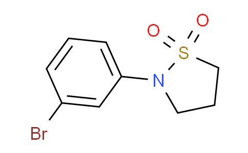 CAS No. 71703-15-6, 2-(3-Bromophenyl)isothiazolidine 1,1-dioxide
