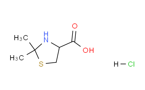 CAS No. 38984-68-8, 2,2-Dimethylthiazolidine-4-carboxylic acid hydrochloride