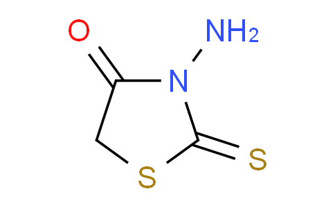 CAS No. 1438-16-0, 3-Amino-2-thioxo-1,3-thiazolidin-4-one