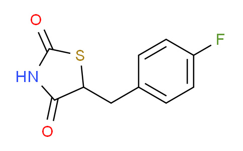 CAS No. 291536-42-0, 5-(4-Fluorobenzyl)thiazolidine-2,4-dione