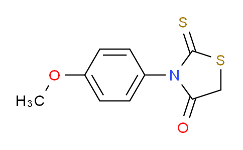 CAS No. 5350-09-4, 3-(4-METHOXYPHENYL)-2-THIOXO-4-THIAZOLIDINONE