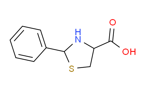 CAS No. 42607-21-6, 2-Phenylthiazolidine-4-carboxylic acid