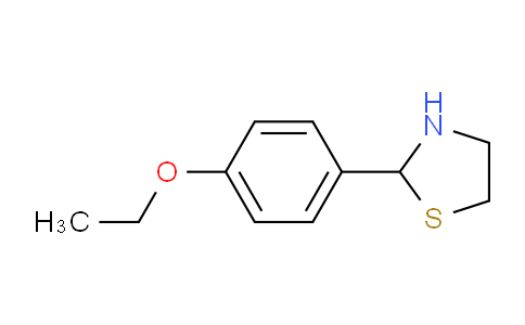 CAS No. 937602-47-6, 2-(4-Ethoxyphenyl)thiazolidine
