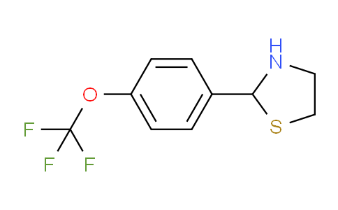 CAS No. 937602-49-8, 2-(4-(Trifluoromethoxy)phenyl)thiazolidine