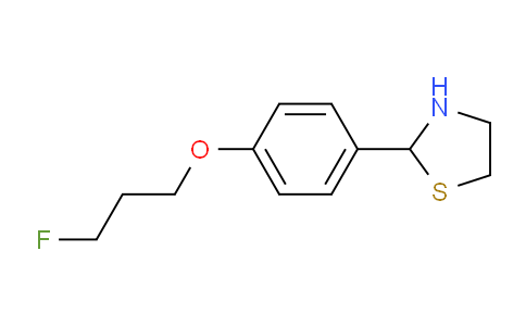 CAS No. 937604-32-5, 2-(4-(3-Fluoropropoxy)phenyl)thiazolidine
