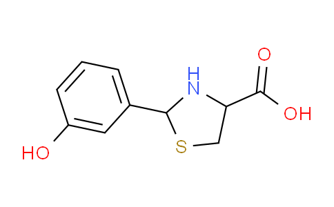 CAS No. 80457-74-5, 2-(3-Hydroxyphenyl)thiazolidine-4-carboxylic acid
