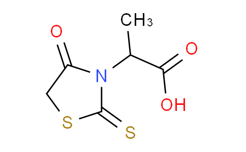 CAS No. 39137-13-8, 2-(4-oxo-2-Thioxothiazolidin-3-yl)propanoic acid