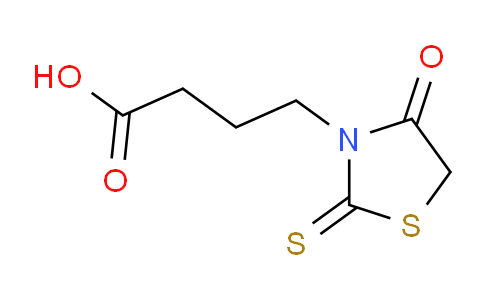 CAS No. 18623-60-4, 4-(4-oxo-2-Thioxothiazolidin-3-yl)butanoic acid