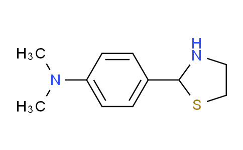 CAS No. 712-80-1, N,N-Dimethyl-4-(thiazolidin-2-yl)aniline