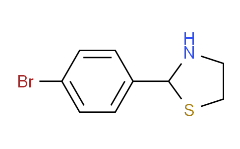 CAS No. 67086-81-1, 2-(4-Bromophenyl)thiazolidine