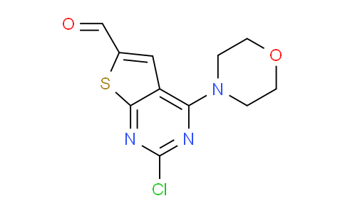 CAS No. 955978-98-0, 2-chloro-4-morpholinothieno[2,3-d]pyrimidine-6-carbaldehyde