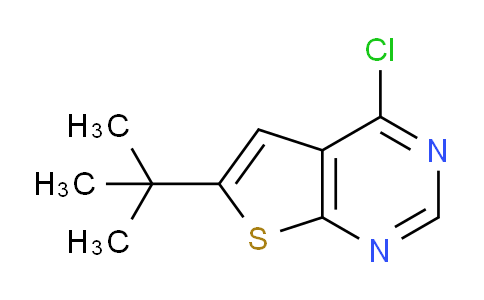 CAS No. 439692-55-4, 6-tert-Butyl-4-chlorothieno[2,3-d]pyrimidine