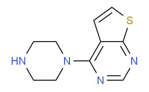 CAS No. 373356-48-0, 4-(Piperazin-1-yl)thieno[2,3-d]pyrimidine
