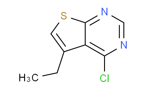 CAS No. 917909-43-4, 4-Chloro-5-ethylthieno[2,3-d]pyrimidine