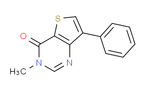 CAS No. 1216399-57-3, 3-Methyl-7-phenylthieno[3,2-d]pyrimidin-4(3H)-one