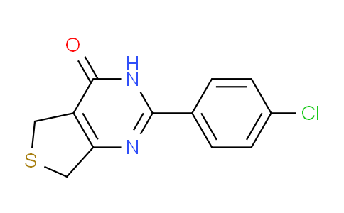 CAS No. 882274-43-3, 2-(4-Chlorophenyl)-5,7-dihydrothieno[3,4-d]pyrimidin-4(3H)-one