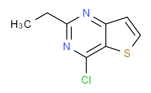 CAS No. 117299-62-4, 4-Chloro-2-ethylthieno[3,2-d]pyrimidine