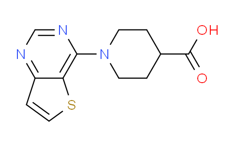 CAS No. 910037-25-1, 1-(Thieno[3,2-d]pyrimidin-4-yl)piperidine-4-carboxylic acid
