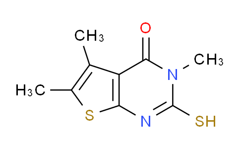 CAS No. 59898-59-8, 2-Mercapto-3,5,6-trimethylthieno[2,3-d]pyrimidin-4(3H)-one