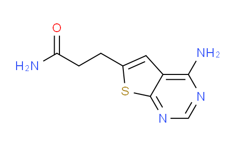 CAS No. 885268-99-5, 3-(4-Aminothieno[2,3-d]pyrimidin-6-yl)propanamide