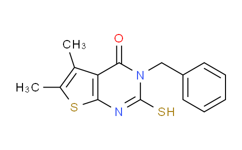 CAS No. 59898-63-4, 3-Benzyl-2-mercapto-5,6-dimethylthieno[2,3-d]pyrimidin-4(3H)-one
