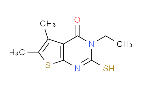CAS No. 59898-60-1, 3-Ethyl-2-mercapto-5,6-dimethylthieno[2,3-d]pyrimidin-4(3H)-one