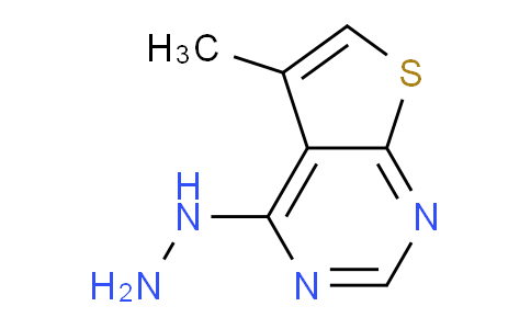 CAS No. 19786-56-2, 4-Hydrazinyl-5-methylthieno[2,3-d]pyrimidine