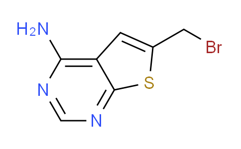 CAS No. 885269-04-5, 6-(Bromomethyl)thieno[2,3-d]pyrimidin-4-amine