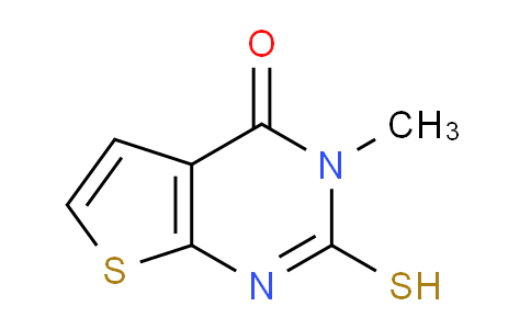 CAS No. 554423-03-9, 2-Mercapto-3-methylthieno[2,3-d]pyrimidin-4(3H)-one