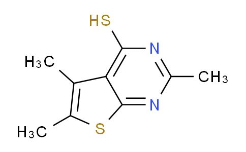CAS No. 743452-19-9, 2,5,6-Trimethylthieno[2,3-d]pyrimidine-4-thiol