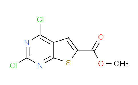 CAS No. 1256352-78-9, Methyl 2,4-dichlorothieno[2,3-d]pyrimidine-6-carboxylate