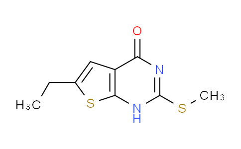 CAS No. 724745-33-9, 6-Ethyl-2-(methylthio)thieno[2,3-d]pyrimidin-4(1H)-one