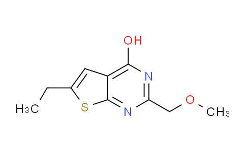 CAS No. 724745-42-0, 6-Ethyl-2-(methoxymethyl)thieno[2,3-d]pyrimidin-4-ol
