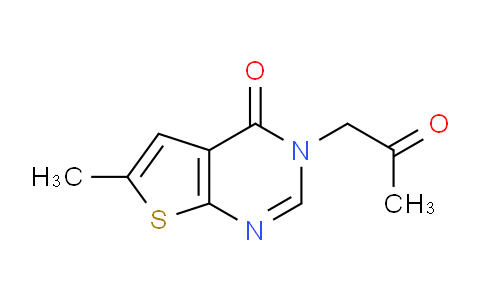 CAS No. 819844-50-3, 6-Methyl-3-(2-oxopropyl)thieno[2,3-d]pyrimidin-4(3H)-one